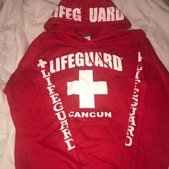 lifeguard Tops - Lifeguard hoodie sweatshirt size S